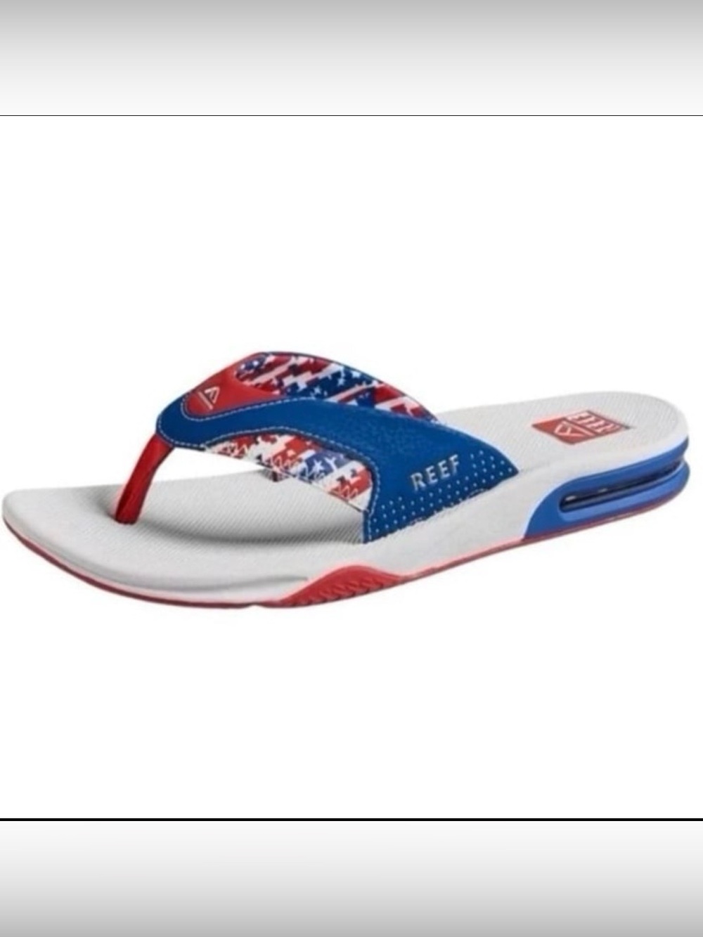 Reef Kids Red Blue White Flip Flop Sandal